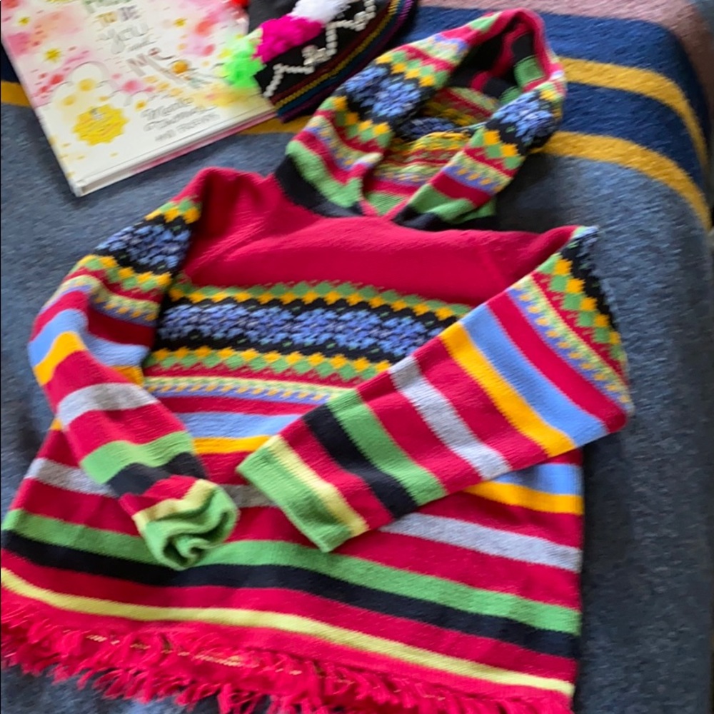 Hanna Anderson Cotton Sweater Hoodie Sz 10